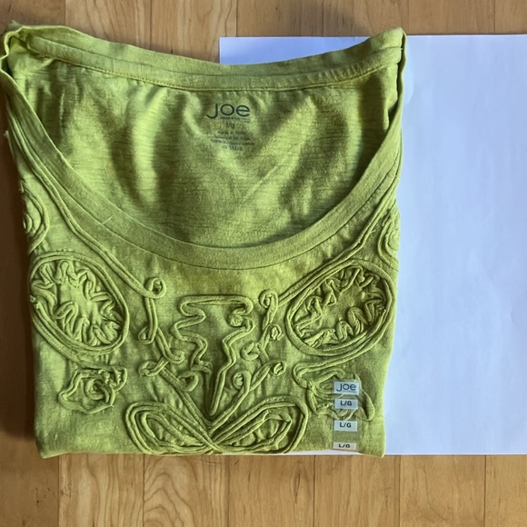 3/$20 NEW Joe Fresh light green 100% cotton t-shirt Large - Picture 10 of 10